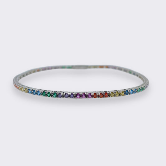 Bracciale Tennis Rainbow S